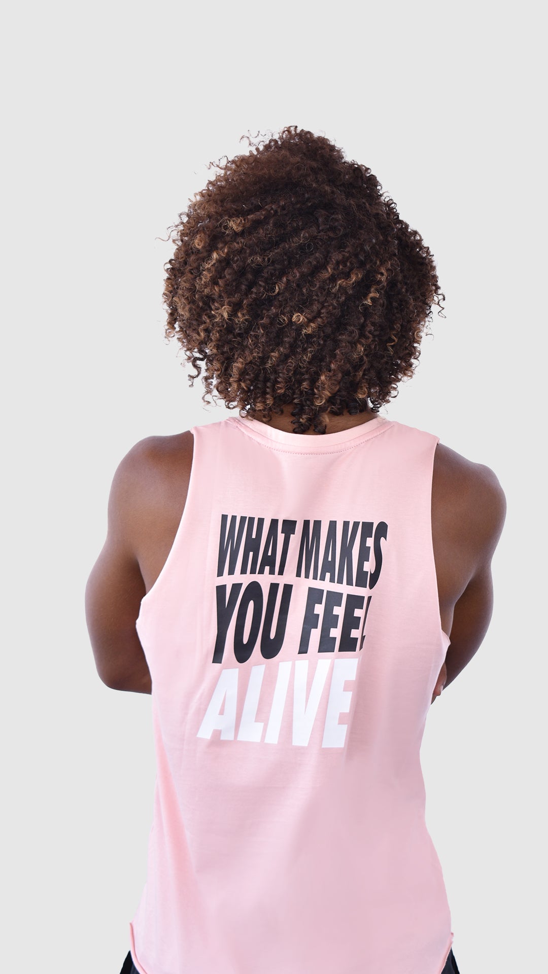 WHAT MAKES YOU FEEL ALIVE TANKTOP IN SIMON