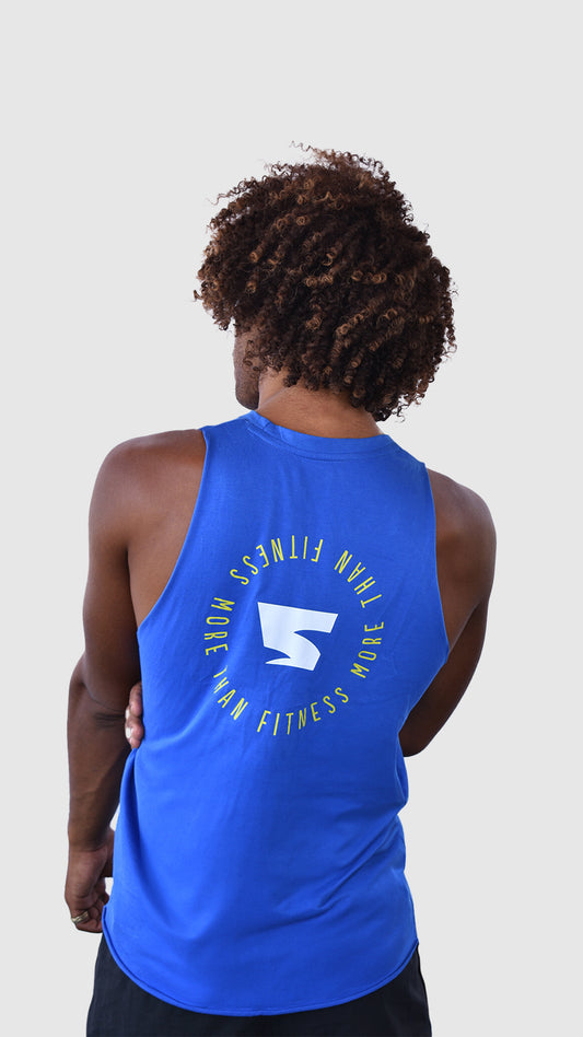 MORE THAN FITNESS TANKTOP IN BLUE